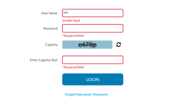 Curdweb Login form with captcha in axure rp